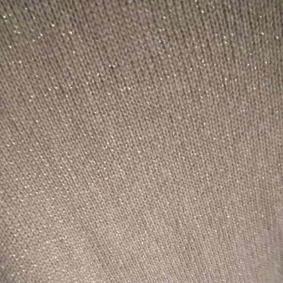 IZ Byer Girl-Girls Crew Neck Light Glitter Sweater And Scarf-Brown-Size 14-GUC - Picture 4 of 6